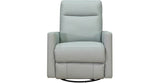 Ashby Manual Swivel Glider Leather Recliner