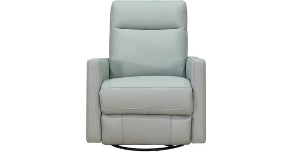 Ashby Manual Swivel Glider Leather Recliner