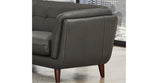 Solana Leather Sofa Collection, Steel Gray
