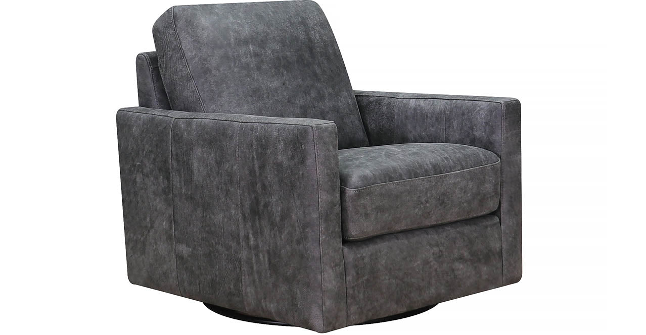 Dillon Swivel Leather Chair