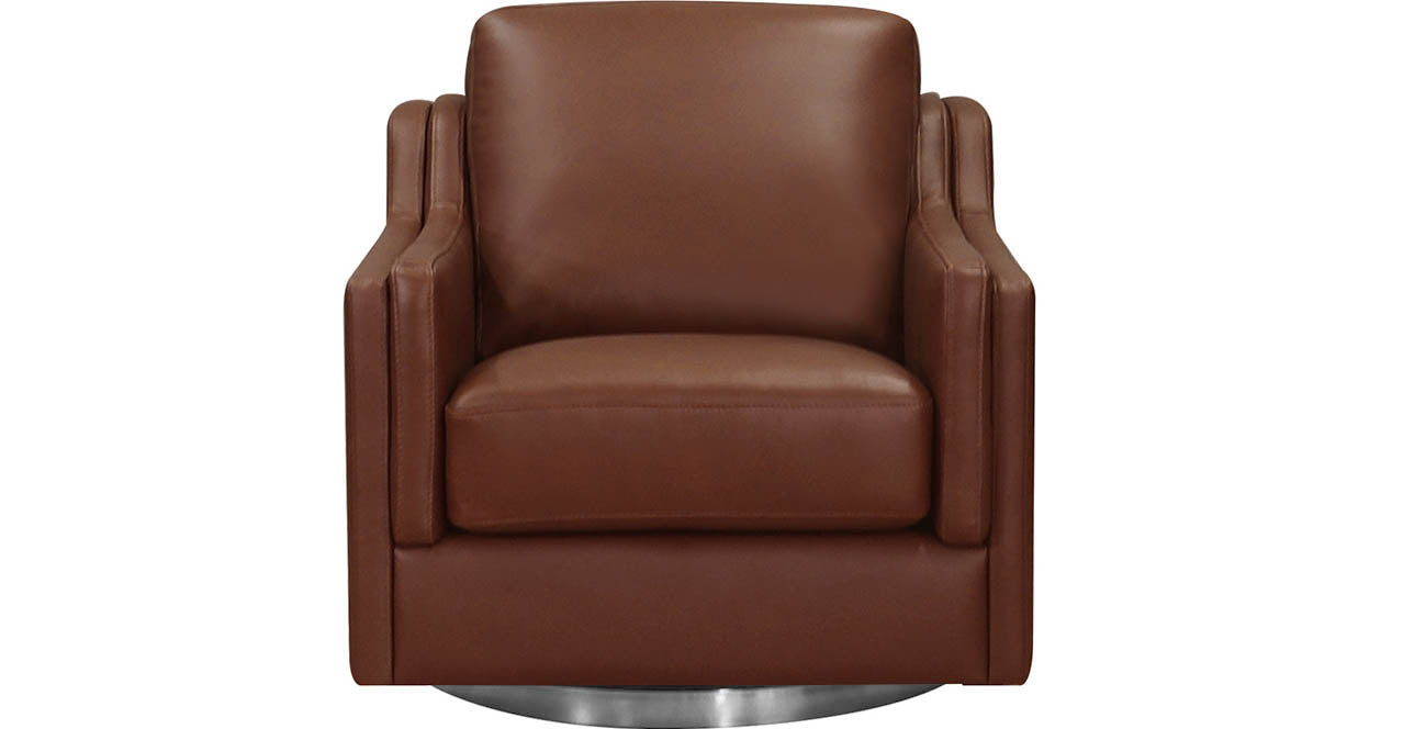 Bella Swivel Leather Chair