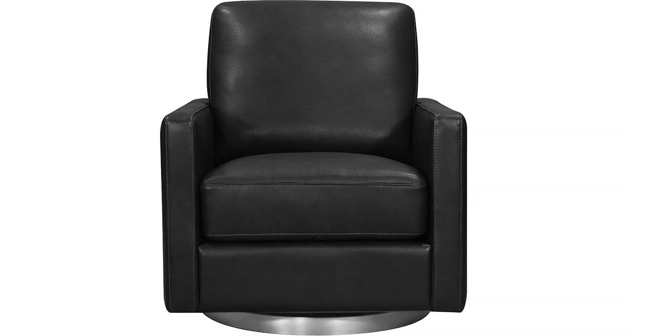 Ashby Swivel Leather Chair