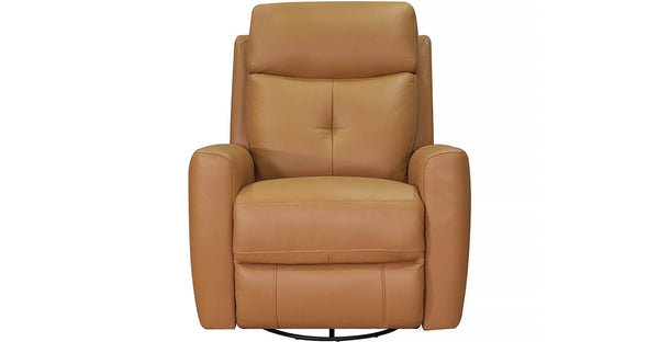 Sterling Manual Swivel Glider Leather Recliner