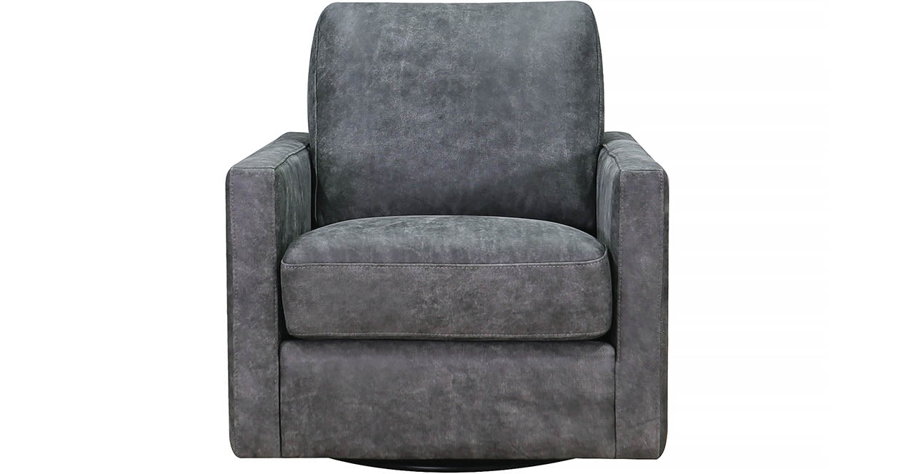 Dillon Swivel Leather Chair