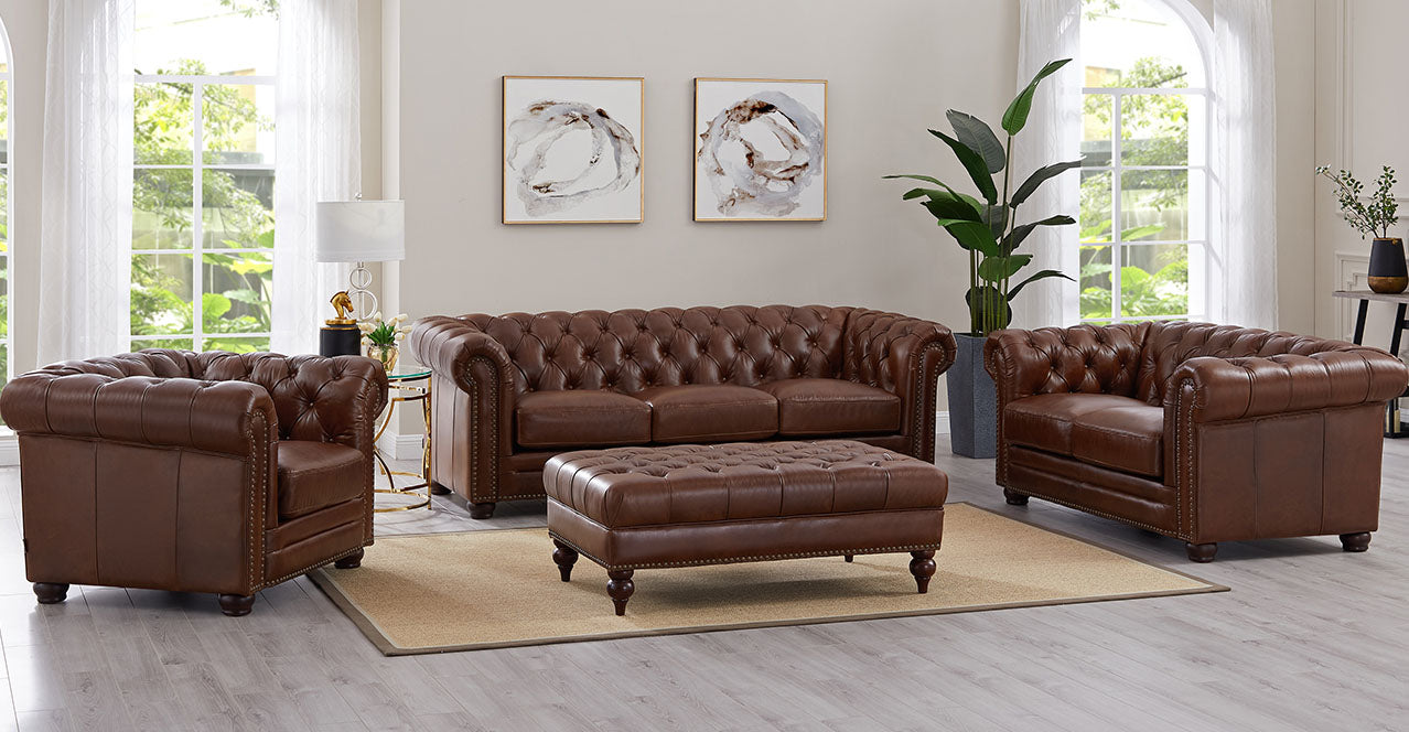 Aliso Leather Sofa Collection