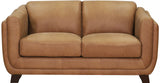 Omaha Waxy Pull-up Leather Sofa Collection, Furman Cinnamon