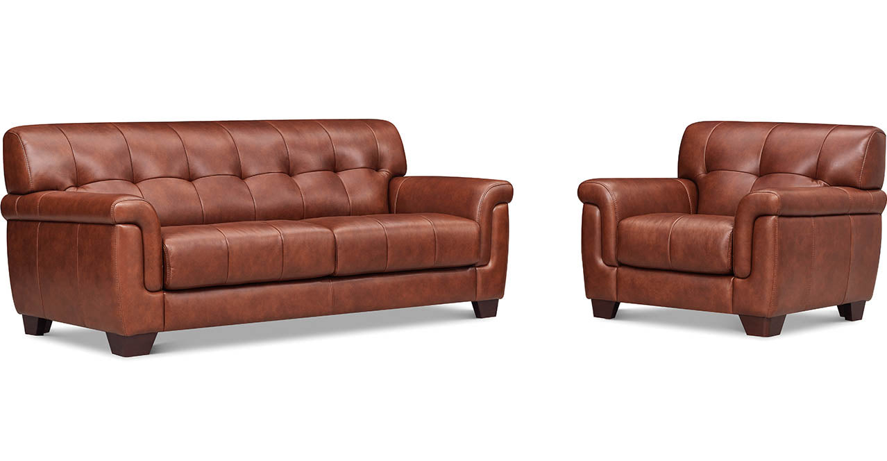 Marylynn Leather Sofa Collection