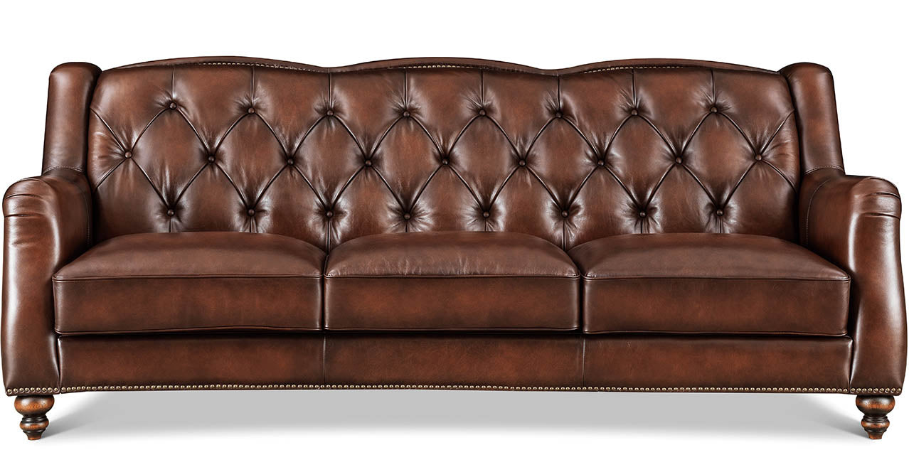 Hamptons Leather Sofa Collection