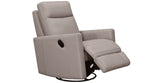 Ashby Manual Swivel Glider Leather Recliner