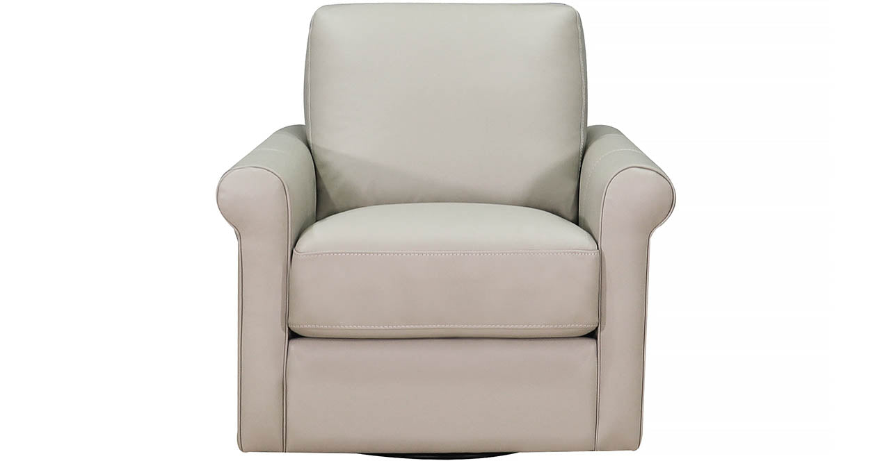 Brookfield Swivel Leather Chair