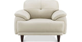 Echo Leather Sofa Collection, Vanilla White