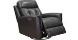 Torino Power Headrest Swivel Glider Leather Recliner