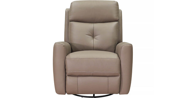 Sterling Manual Swivel Glider Leather Recliner