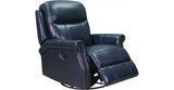 Royce Manual Swivel Glider Leather Recliner