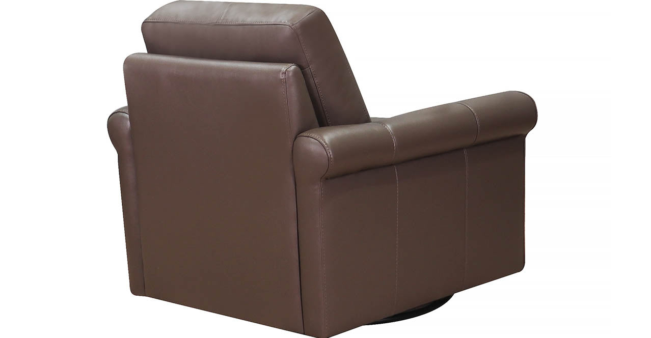 Brookfield Swivel Leather Chair