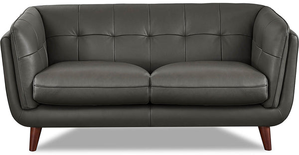 Solana Leather Sofa Collection, Beaumont Slate