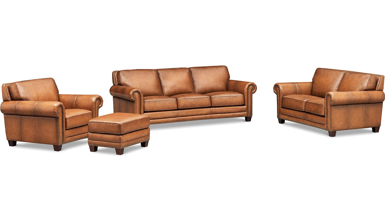 Cimmaron Leather Sofa Collection | Hydeline USA – Hydeline Furniture