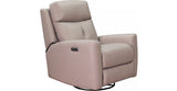 Sterling Power Headrest Swivel Glider Leather Recliner