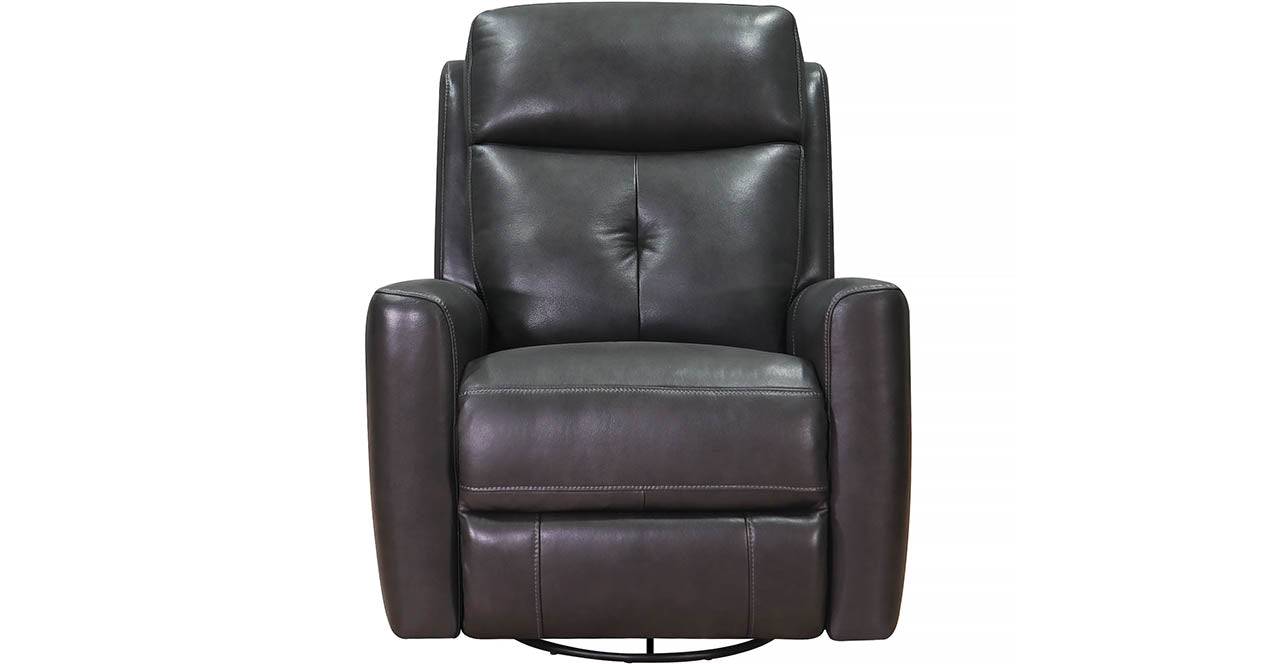 Leather swivel fashion glider chair