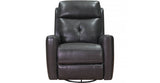 Sterling Manual Swivel Glider Leather Recliner