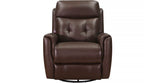 Torino Manual Swivel Glider Leather Recliner