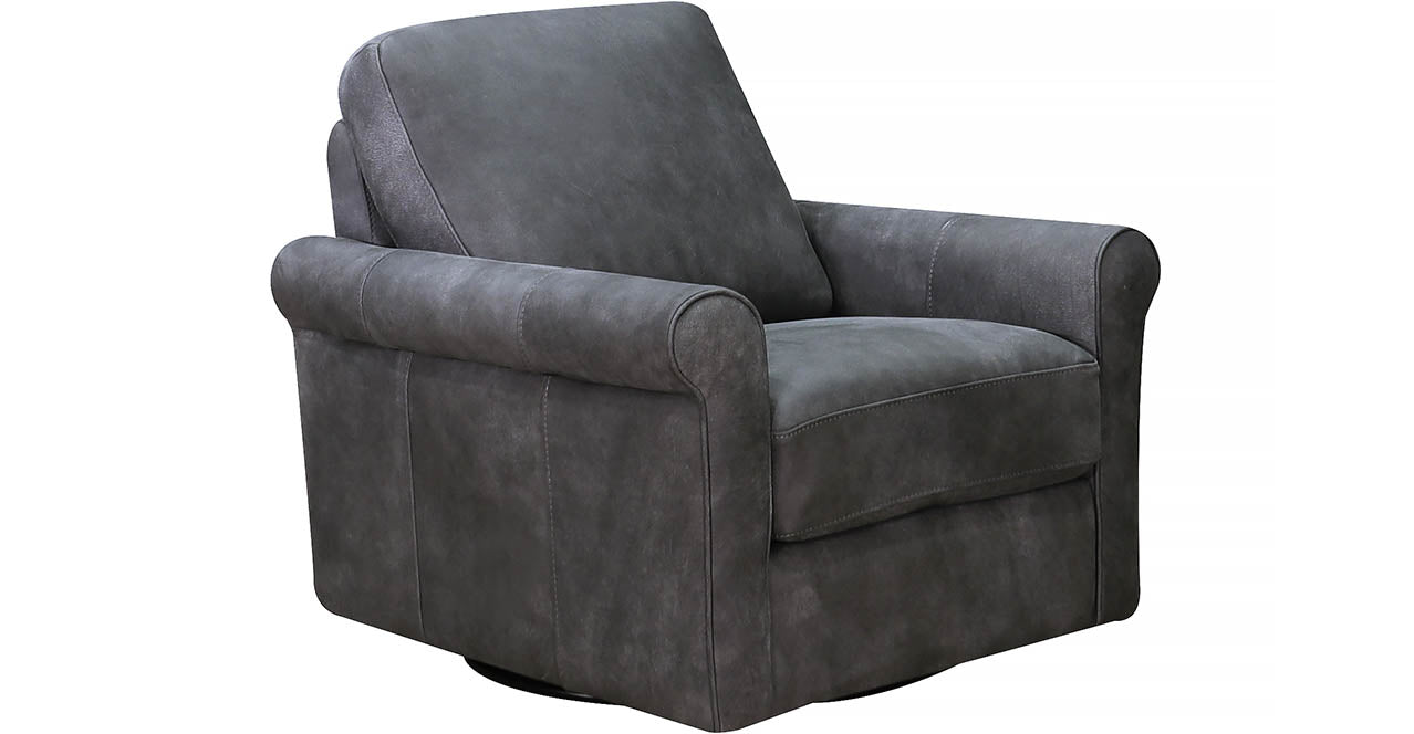 Brookfield Swivel Leather Chair