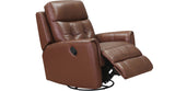 Torino Manual Swivel Glider Leather Recliner