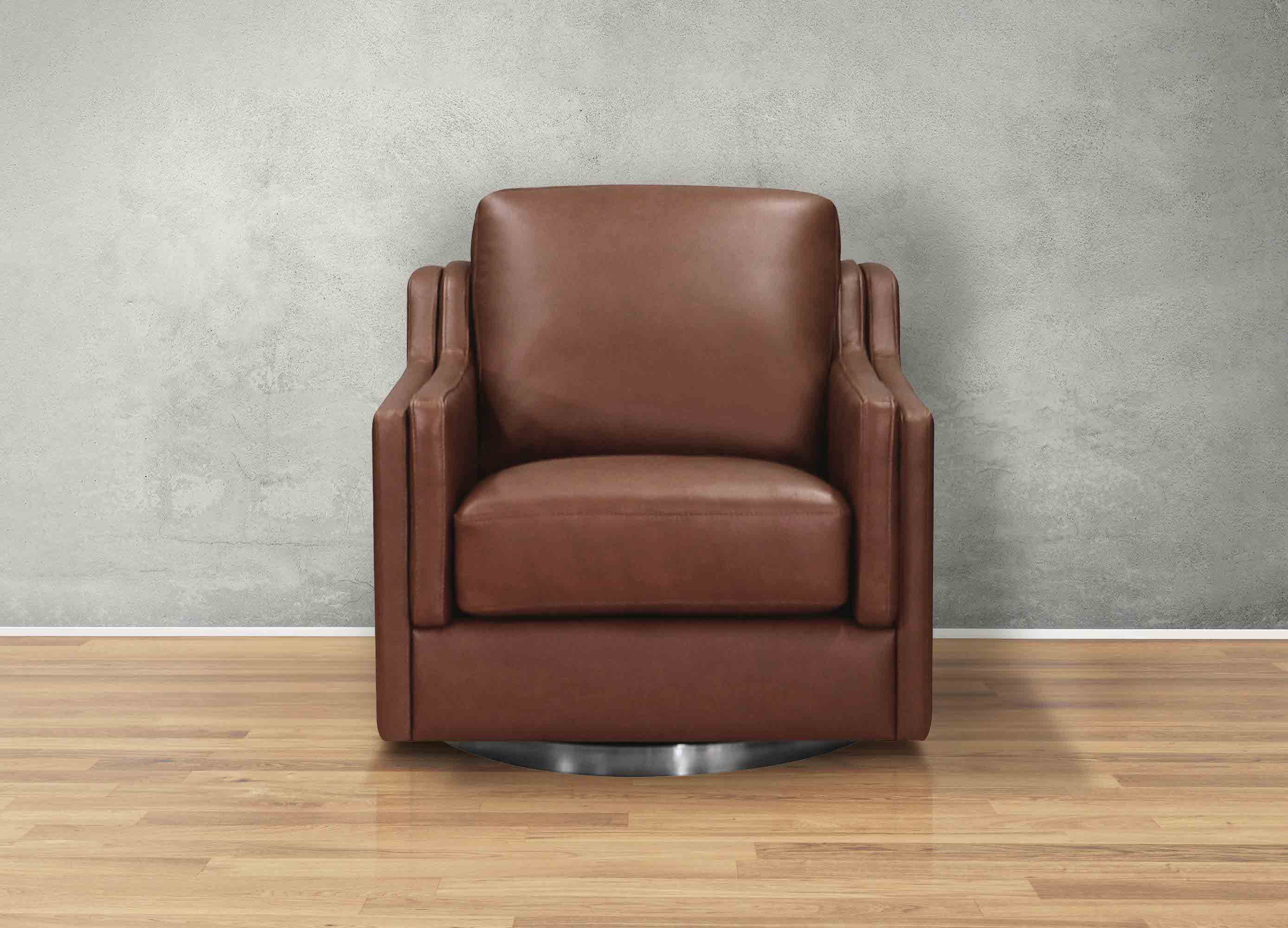 Bella Swivel Leather Chair