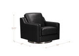 Bella Swivel Leather Chair