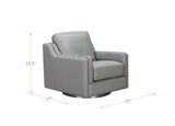Bella Swivel Leather Chair