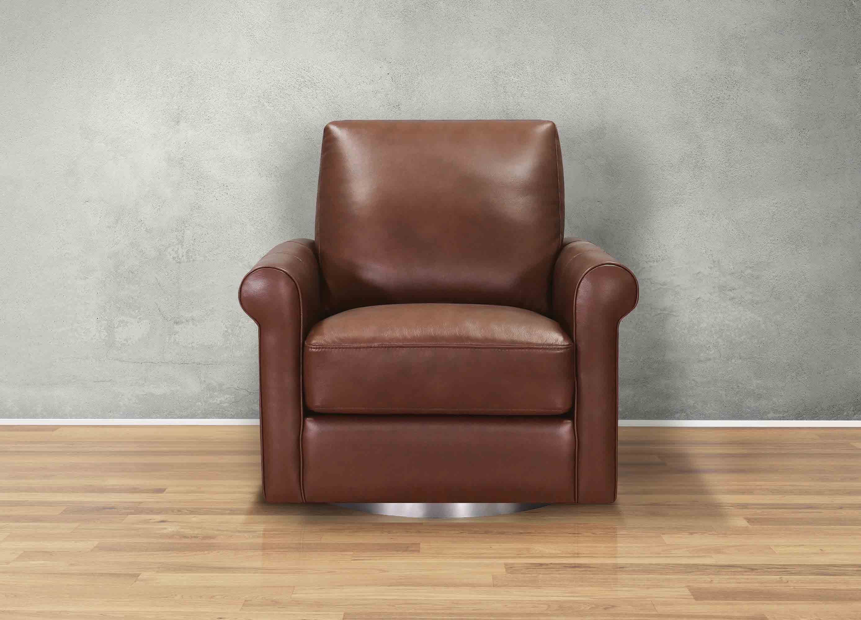 Laguna Swivel Leather Chair