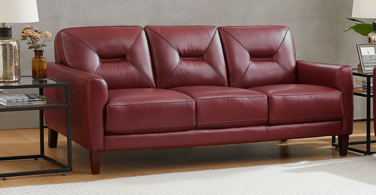 Mavis Leather Sofa Collection