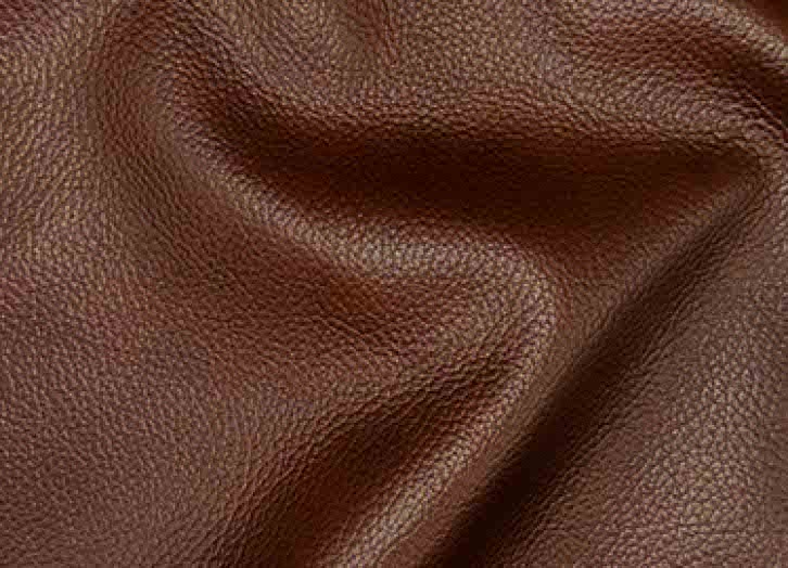 Close-up of brown leather texture