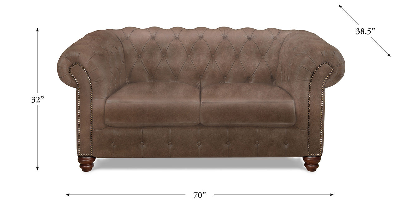 Kingston Waxy Pull-up Leather Sofa Collection