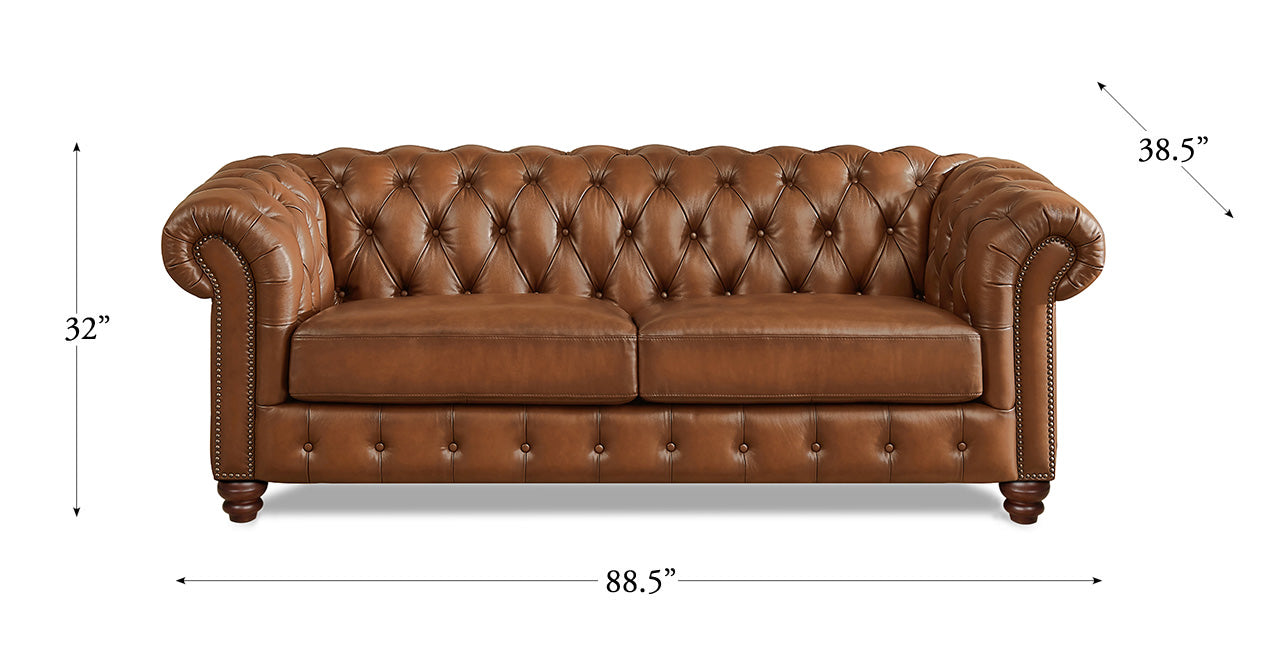 Kingston Waxy Pull-up Leather Sofa Collection