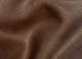 Close-up of brown leather texture