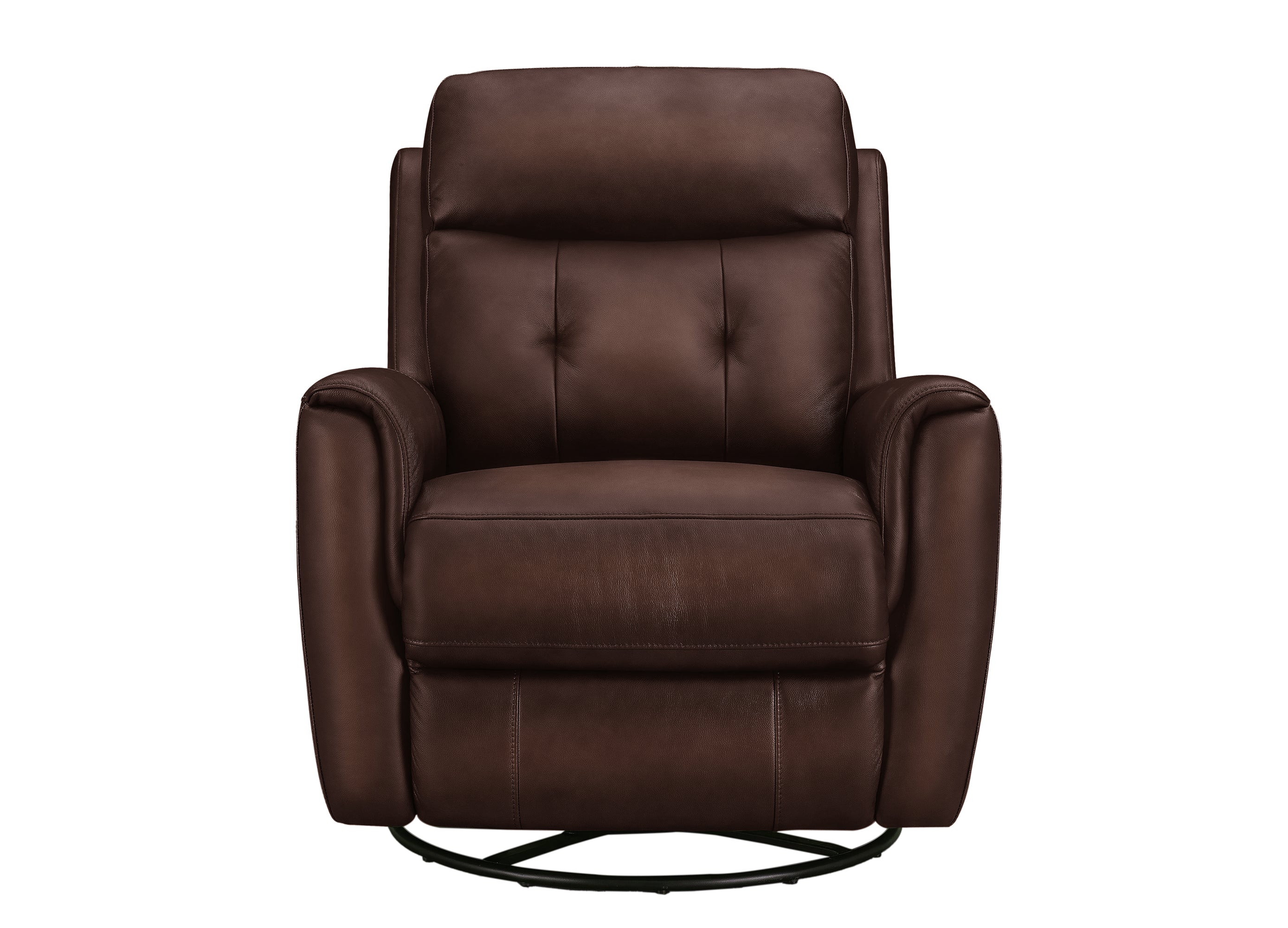 Torino Power Headrest Swivel Glider Leather Recliner