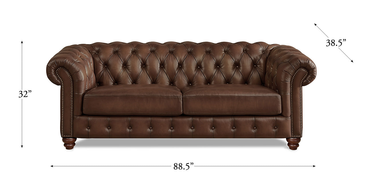 Kingston Waxy Pull-up Leather Sofa Collection
