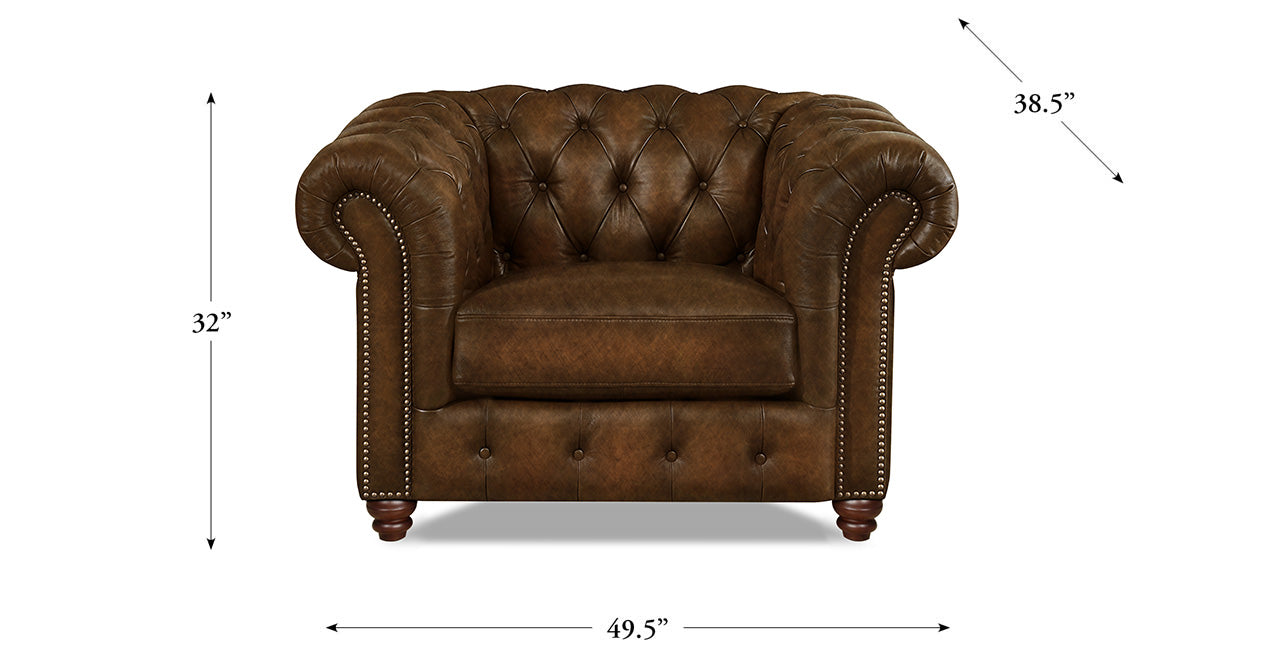 Kingston Waxy Pull-up Leather Sofa Collection
