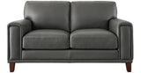 Hayward Leather Sofa Collection, Steel Gray