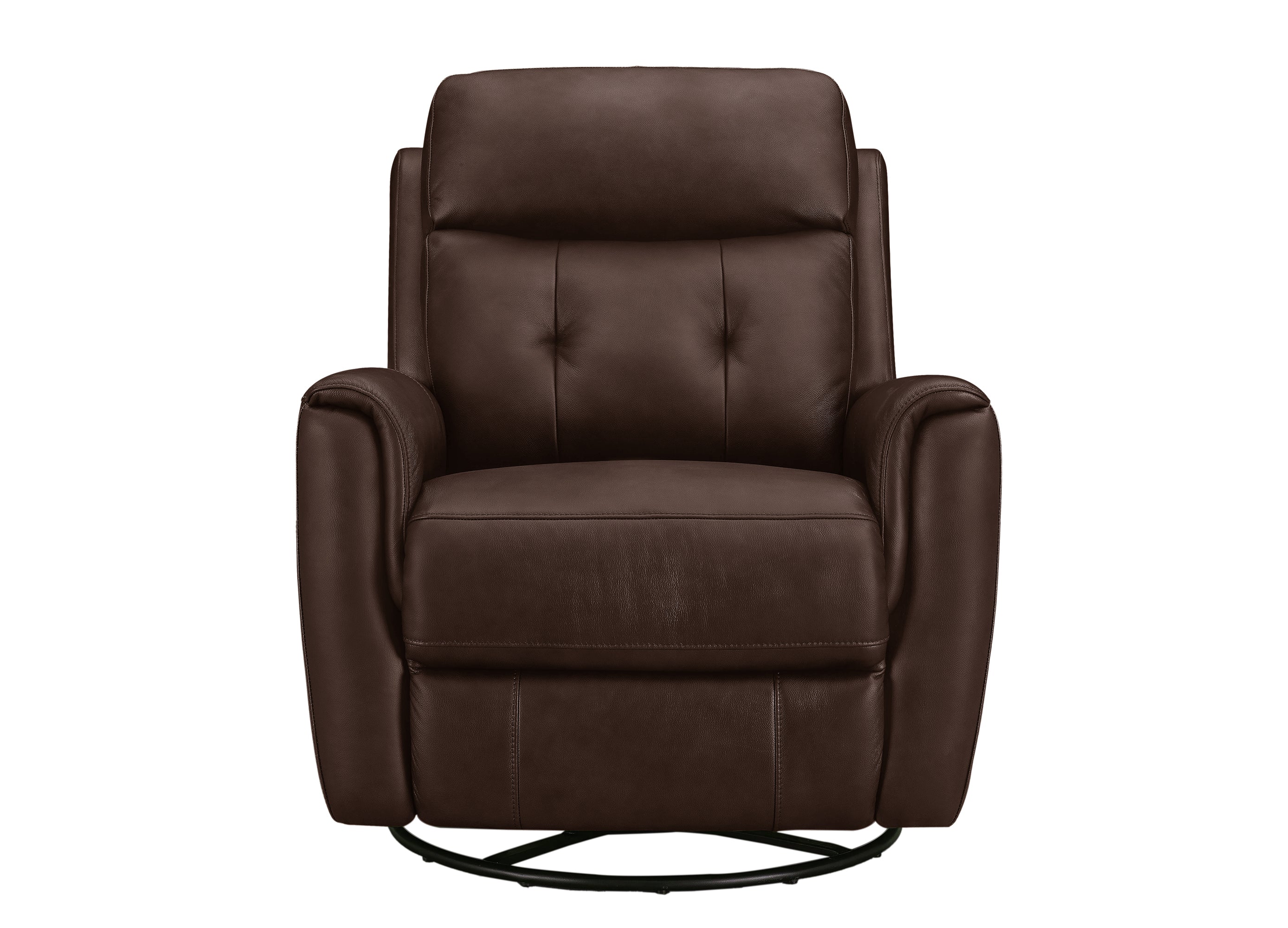 Torino Power Headrest Swivel Glider Leather Recliner