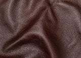Close-up of brown leather texture