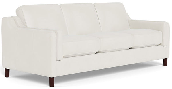 Bella Leather Sofa Collection, Cream White