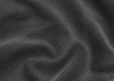 Close-up of black leather texture