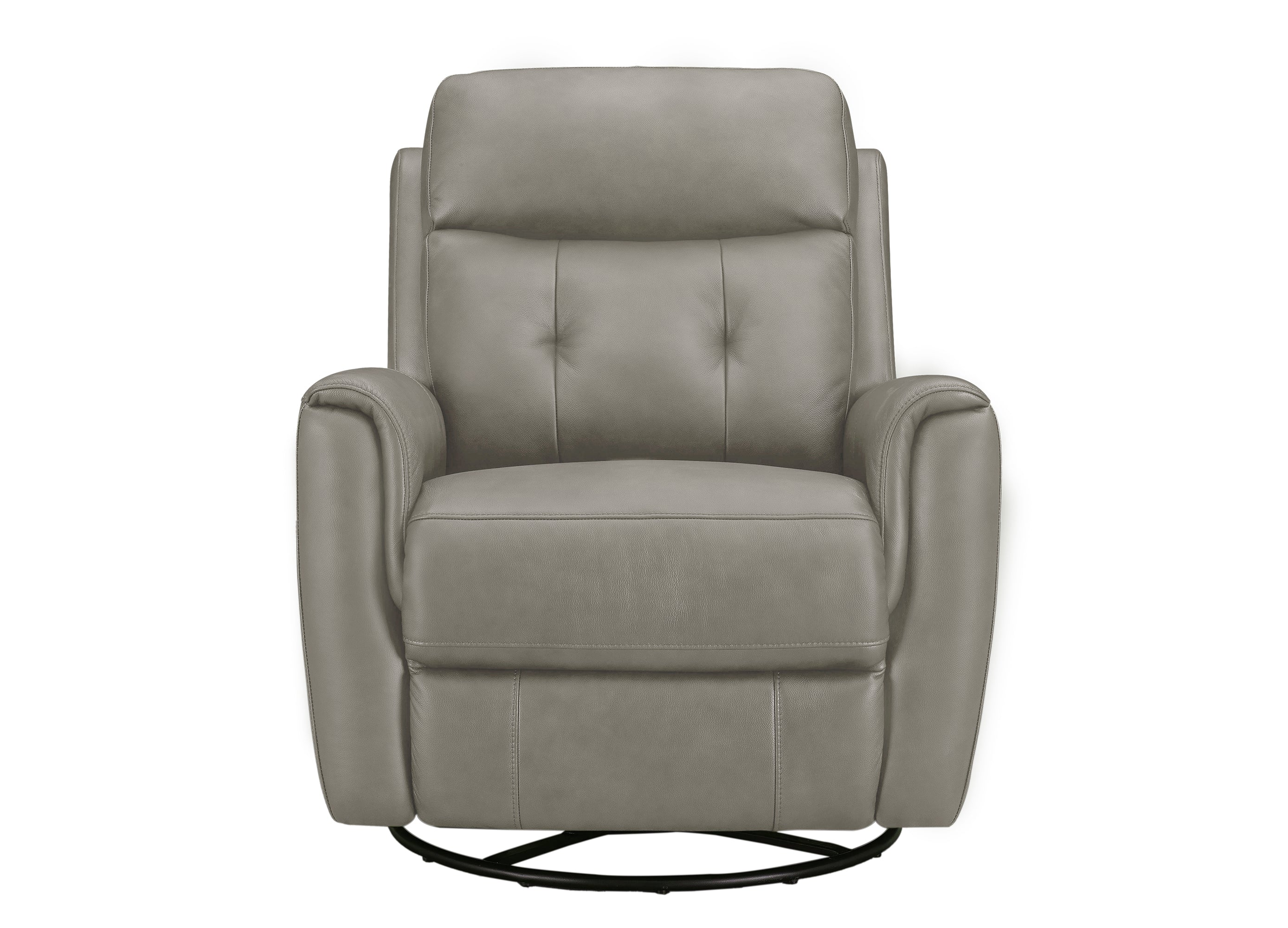 Torino Power Headrest Swivel Glider Leather Recliner