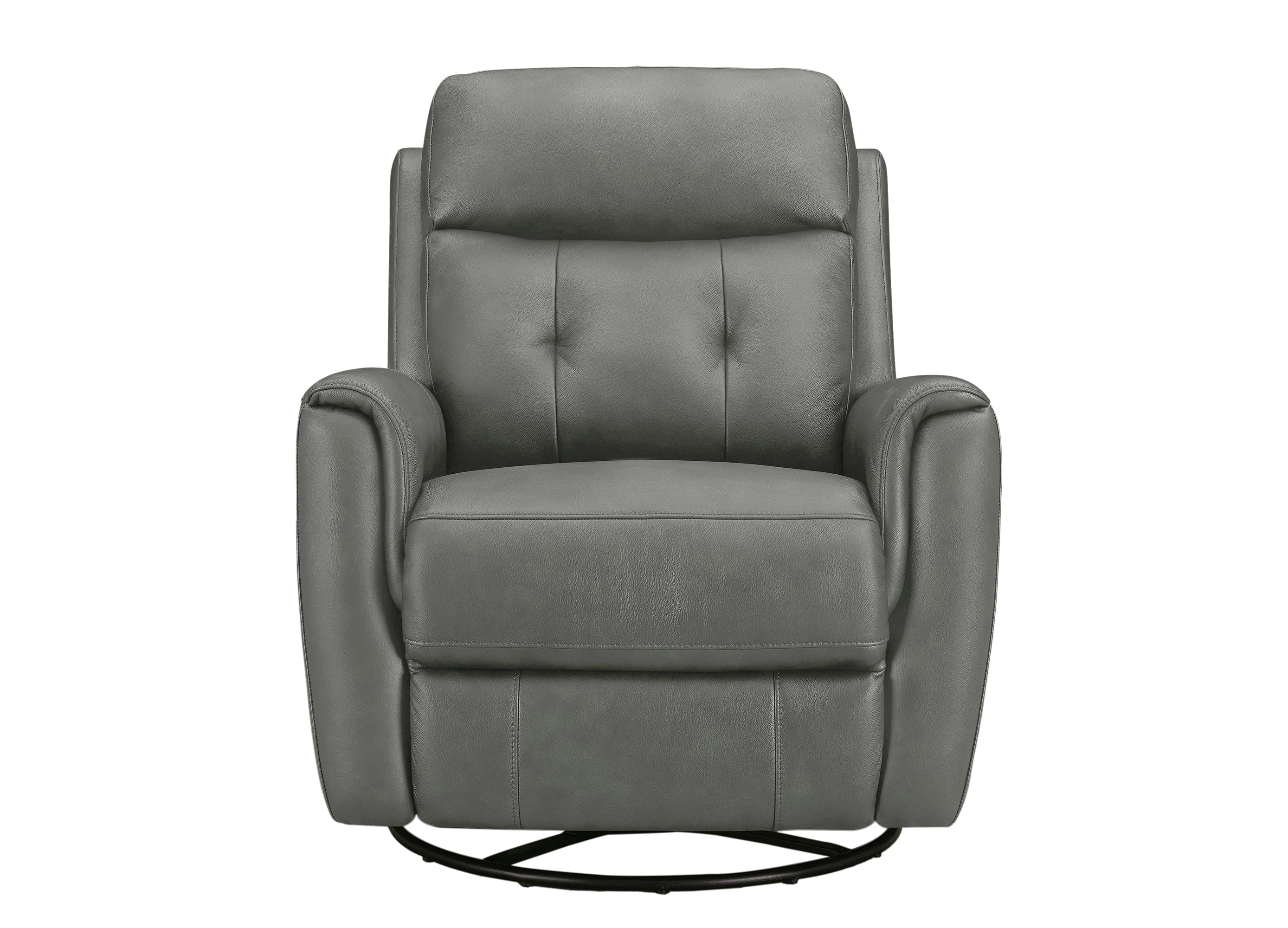 Torino Power Headrest Swivel Glider Leather Recliner