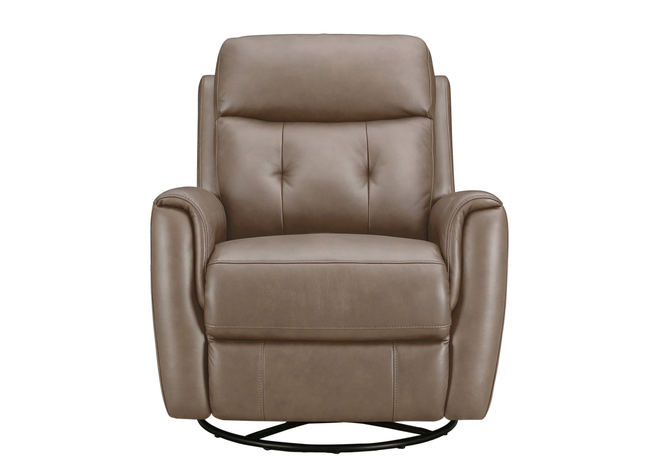 Torino Power Headrest Swivel Glider Leather Recliner