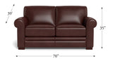 Brookfield Leather Sofa Collection