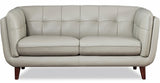 Solana Leather Sofa Collection, Ice White