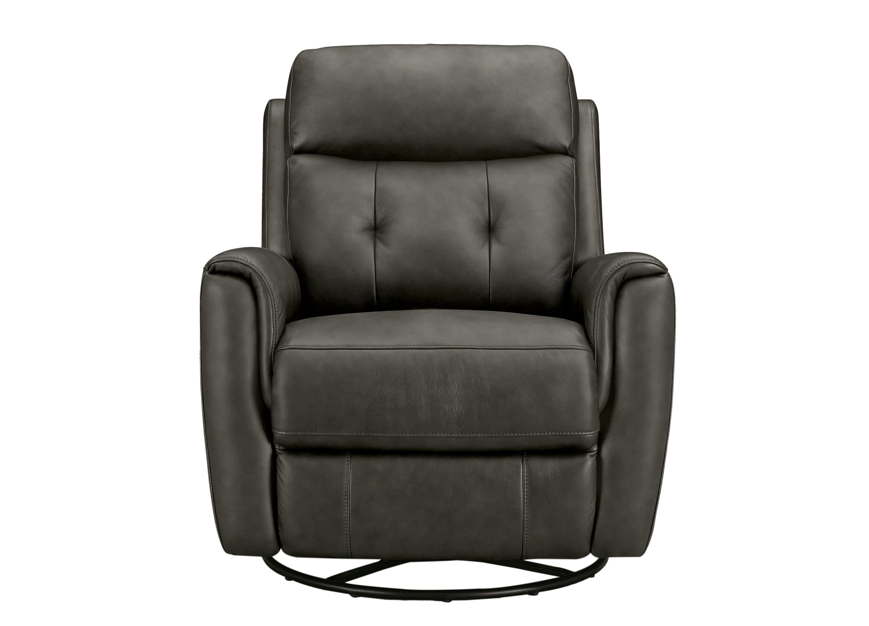 Torino Power Headrest Swivel Glider Leather Recliner